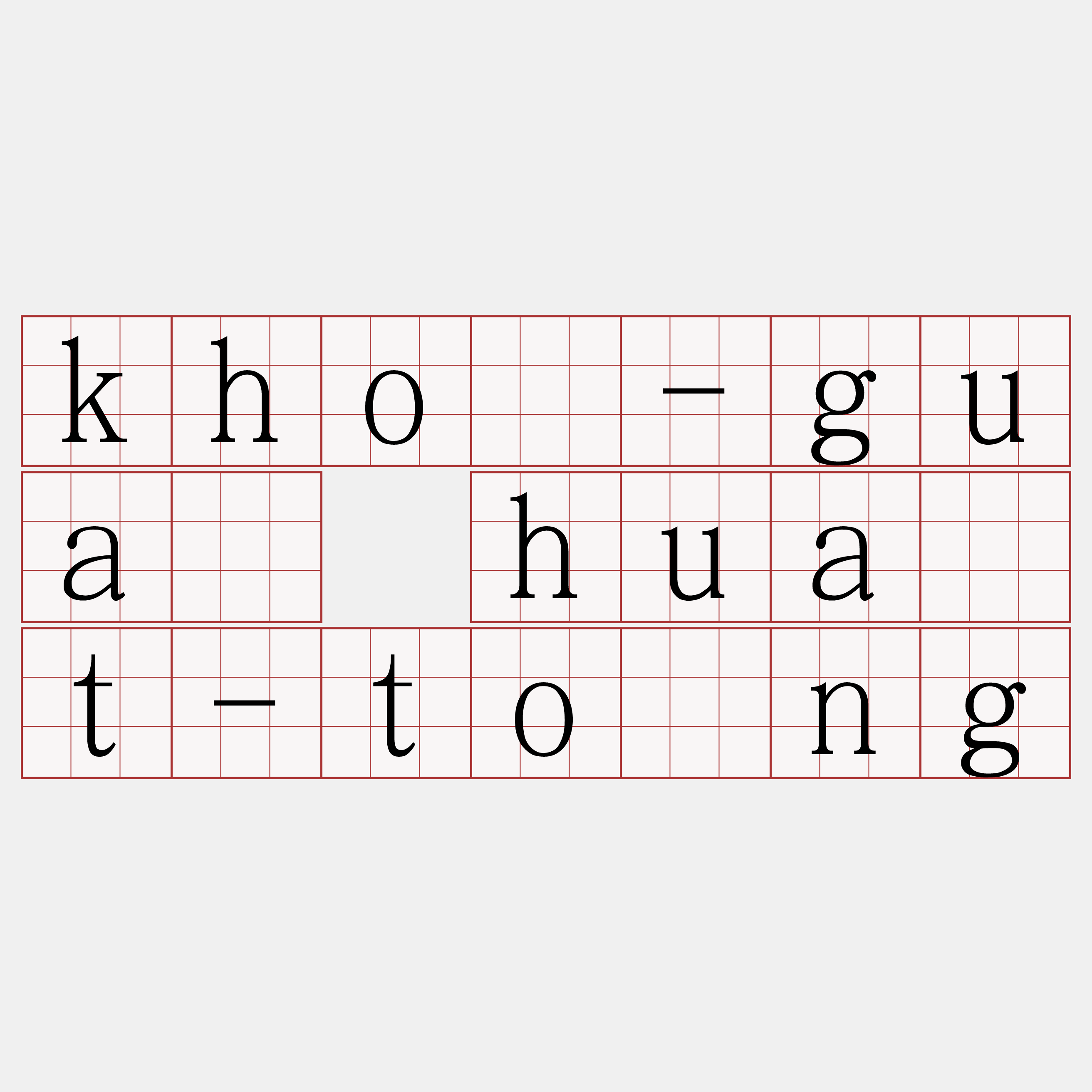 khò-guā hua̍t-tōng